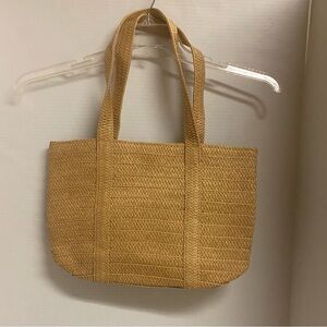 Draper James Tan Woven Everyday Tote Bag